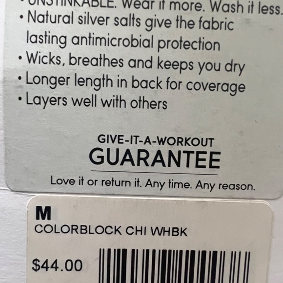 Athleta Color Block Chi Tank Ezra king Size M - Picture 4 of 4